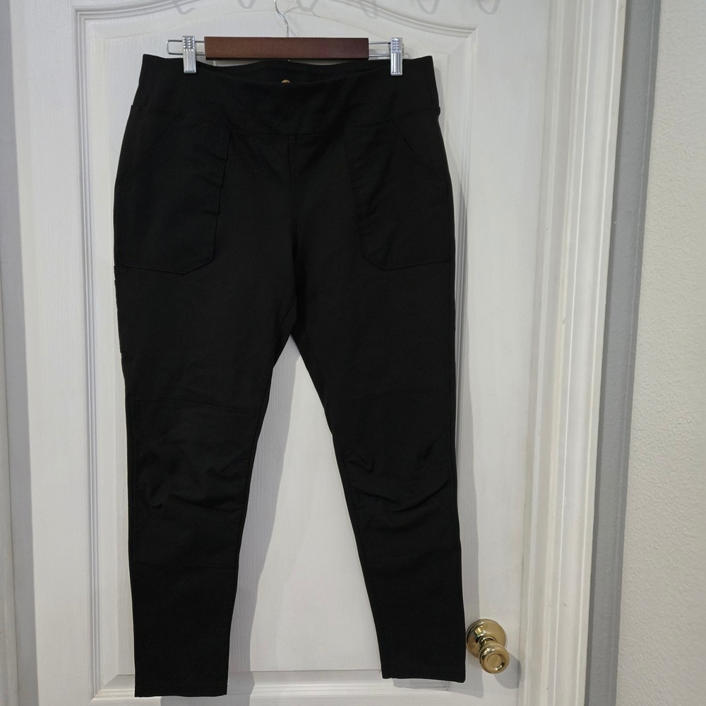 Carhartt Force Utility Leggings‎ Women Large Black Fitted Work Pants
